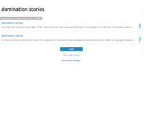 Tablet Screenshot of domination-stories.blogspot.com