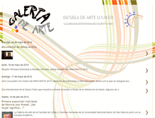 Tablet Screenshot of galeriadearteunmsm.blogspot.com