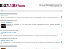 Tablet Screenshot of ladies-in-training.blogspot.com