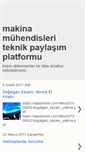 Mobile Screenshot of muhendismakina.blogspot.com