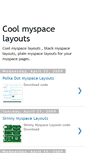 Mobile Screenshot of cool-myspacelayouts.blogspot.com