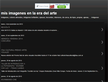 Tablet Screenshot of misimagenesenlaeradelarte.blogspot.com