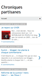 Mobile Screenshot of chroniquespartisanes.blogspot.com