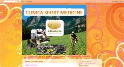 Desktop Screenshot of clinicsportmedicine.blogspot.com