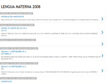 Tablet Screenshot of lenguamaterna2008.blogspot.com