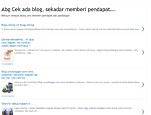 Tablet Screenshot of abgcek.blogspot.com