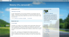 Desktop Screenshot of mommyofajamexican.blogspot.com