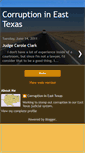 Mobile Screenshot of corruptionineasttx.blogspot.com