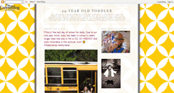 Desktop Screenshot of 29yearoldtoddler.blogspot.com