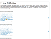 Tablet Screenshot of 29yearoldtoddler.blogspot.com