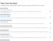 Tablet Screenshot of mazeoftime.blogspot.com