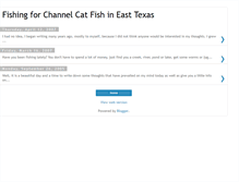 Tablet Screenshot of fishingforchannelcatfishineasttexas.blogspot.com