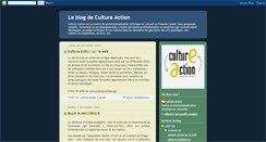 Desktop Screenshot of cultureaction.blogspot.com