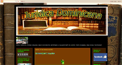 Desktop Screenshot of juridicadominicana.blogspot.com