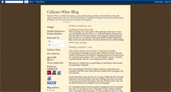 Desktop Screenshot of calicaro.blogspot.com