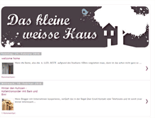 Tablet Screenshot of das-kleine-weisse-haus.blogspot.com