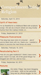 Mobile Screenshot of compartmentalizingreligion.blogspot.com