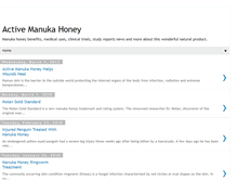 Tablet Screenshot of manuka-honey-info.blogspot.com