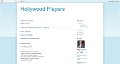 Desktop Screenshot of hollywoodplayers99.blogspot.com