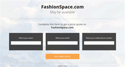 Desktop Screenshot of iluvfashionspace.blogspot.com