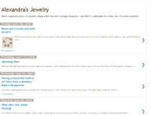 Tablet Screenshot of alexandrasjewelry.blogspot.com