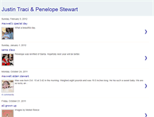 Tablet Screenshot of justinandtraci.blogspot.com
