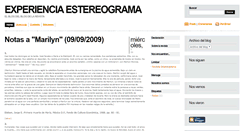 Desktop Screenshot of experiencia-estereograma.blogspot.com