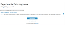 Tablet Screenshot of experiencia-estereograma.blogspot.com