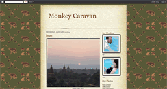 Desktop Screenshot of monkeycaravan.blogspot.com