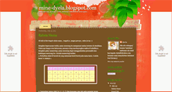 Desktop Screenshot of mine-dyela.blogspot.com