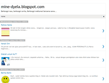 Tablet Screenshot of mine-dyela.blogspot.com