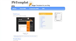 Desktop Screenshot of pbtemplates.blogspot.com