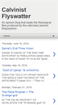 Mobile Screenshot of calvinistflyswatter.blogspot.com