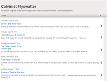 Tablet Screenshot of calvinistflyswatter.blogspot.com