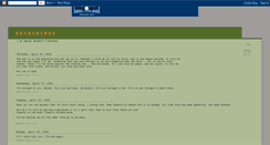 Desktop Screenshot of beckonings.blogspot.com
