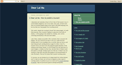 Desktop Screenshot of dearlaima.blogspot.com