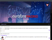 Tablet Screenshot of eurofansmadrid.blogspot.com