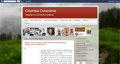 Desktop Screenshot of colombiaconsciente.blogspot.com