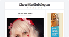 Desktop Screenshot of chocomintbubblegum.blogspot.com