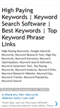 Mobile Screenshot of highpayingkeywordphrase.blogspot.com