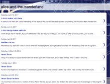 Tablet Screenshot of alice-and-the-wonderland.blogspot.com