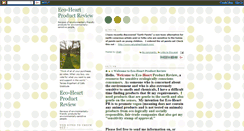 Desktop Screenshot of eco-heartproducts.blogspot.com