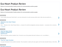 Tablet Screenshot of eco-heartproducts.blogspot.com
