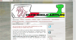 Desktop Screenshot of clubhieloartlog.blogspot.com