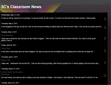 Tablet Screenshot of 3csclassroomnews.blogspot.com