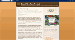 Desktop Screenshot of churchviewfarmproducts.blogspot.com