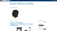 Desktop Screenshot of dubaiprofilenews.blogspot.com