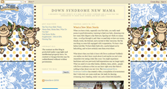 Desktop Screenshot of downsyndromenewmama.blogspot.com