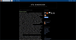Desktop Screenshot of 4tadimension.blogspot.com