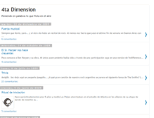 Tablet Screenshot of 4tadimension.blogspot.com